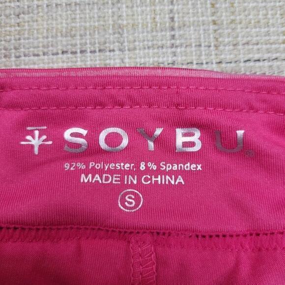 Soybu Striped Ruched Athletic Tennis Skirt Small - Picture 3 of 6